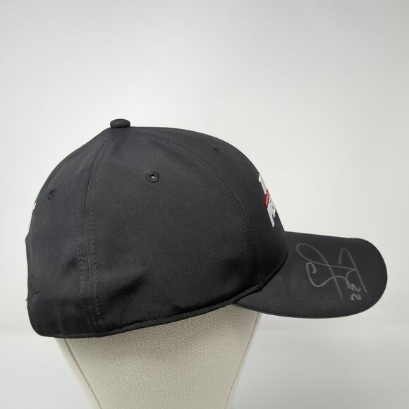 Team Penske Slideback Hat Black One Size Embroidered Signed Puma - Picture 5 of 11